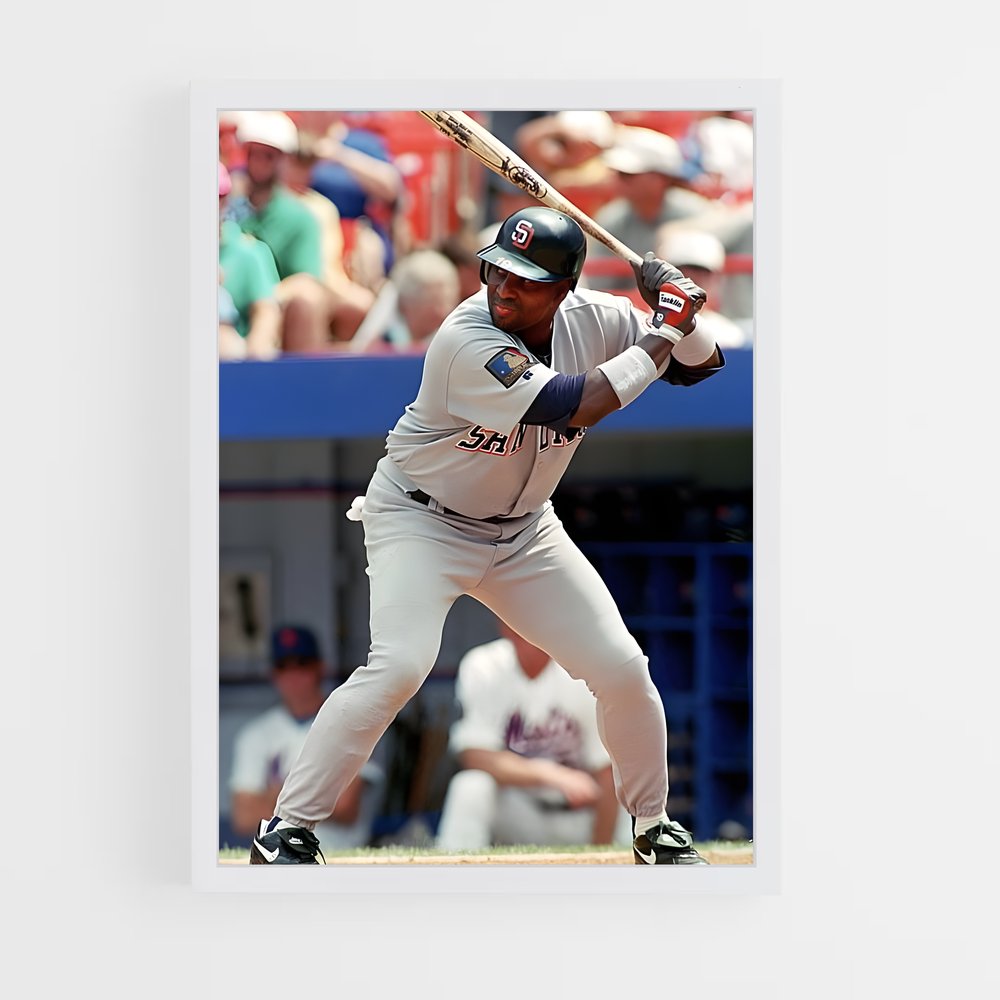 Poster Tony gwynn – affiche Baseball (vue 3)